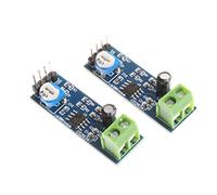 NOYITO LM386 - Módulo Amplificador de Audio (200 Veces, Resistencia Regulable de 10 Quilates)