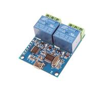 NOYITO Módulo de relé micro USB de 2 canales, interruptor de control inteligente USB, interruptor de control inteligente USB (micro USB de 2 canales)