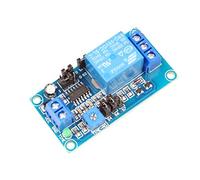 NOYITO - Módulo de retardo de tiempo de ciclo con módulo de circuito de retardo de 0,1 a 3700 segundos de tiempo ajustable, apto para control de equipo de automatización PLC Arduino