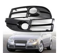 NOZADO Rejillas De Lámpara Antiniebla Para Audi A4 B7, S4 B7, A4 S-line 2005-2008 Rejilla Inferior Lateral De Parachoques Delantero ABS Parrilla De Niebla Negra Mate 8e8087681f 8e8087882f (Size : Pai