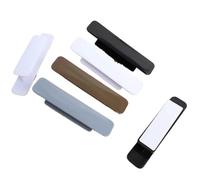 NOZLIHMH Manija autoadhesiva sin perforación, manija for cajón de gabinete, ventana, balcón, puerta corredera, 2 uds.(2pcs-black)