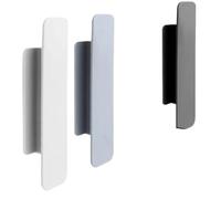 NOZLIHMH Manija de puerta autoadhesiva, manijas del cajón del Gabinete multifuncional, organizador, perilla de puerta corredera abierta, dispositivo auxiliar, 10/2 piezas(Gray,2 Set(4Pcs))