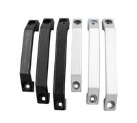 NOZLIHMH Manija de puerta tipo U, manija de aleación de aluminio, manija de puerta de gabinete cuadrada for maletas, muebles, cajones, armario, manijas de ventanas, 1 ud.(Black 100mm)