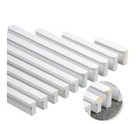 NOZLIHMH Tiradores de muebles de cocina blancos, tirador de cajón, perilla oculta for cómoda(White-T-224mm)
