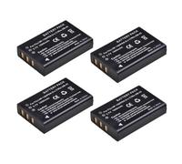 NP-120 FNP120 DL17 D-L7 DB-43 Camera Batteries | 3.7V, 1800mAh, Compatible con Fujifilm F10 F11 M603(4 battery)