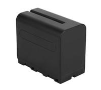 NP - Batería Recargable de Iones de Litio F960/F970, Batería de Alta Capacidad de 6600 mAh para Luz y Monitor de Video, Fuente de Alimentación Duradera con Contactos de Cobre
