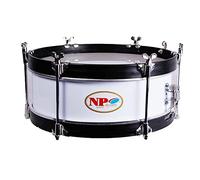 NP DRUMS - TAMBOR COFRADÍA INFANTIL 30,5 Ø X 11 CM CASCO BLANCO AROS NEGRO LISO - 17FO-3011-0081-LI