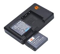 NP-FR1 - Batería Recargable y Cargador Dual Compatible con cámaras Sony DSC-F88, DSC-P100, DSC-P120, DSC-P150, DSC-P200, DSC-P200/B, DSC-P200/R, DSC-P200/S, etc.