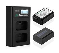 NP-FW50 - Cargador USB dual compatible con Sony ZV-E10, Alpha a6500, a6300, a6000, a7s, a7, a7s ii, a7s, a7s, a5100, a5000, a7r, a7 ii