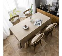 NP Mantel Mesa Rectangular Color sólido, 80x120cm, Mantel de Cocina a Prueba de Aceite e Impermeable, para Mesa Cafetería Mantel Antimanchas, para la decoración de mesas de Interior y Exterior