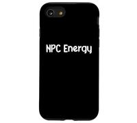 NPC Energy Meme Humor AI Brain Dead Gamer Retro tee Classic! Carcasa para iPhone SE (2020) / 7/8