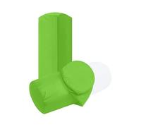 npluseins Funda monocolor en paquete doble y diseño sencillo 1154.1498, aprox. 40 x 15 cm, manzana