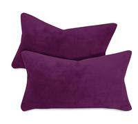 npluseins Pack de 2 fundas de cojín de vellón coral suave (2 unidades) 1257.1667, aprox. 30 x 50 cm, baya