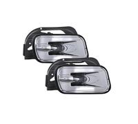 NPNGLCKCVF Luces antiniebla Para Dodge Para Ram 1500 2009 2010 2011 2012 2500 3500 2010 2011 2012 2013 2014 2015 2016 2017 2018 Luz De Niebla(PLATA)