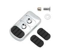 NPNGLCKCVF Pedales y estriberas Cubierta De Pedal De Freno Motocicleta para Suzuki para Boulevard C50 para Intruder VL1500 LC Reposapiés(Cromo)