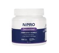 NPro Detoxintest Polvo 140g - Carbón Activado con Chlorella, Cilantro y Anís Verde - Para Confort Digestivo