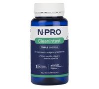 NPro SALUD INTESTINAL Cleanintest 60 Cápsulas - Neem, Berberina, Orégano, Tomillo y Clavo - Suplemento Antimicrobiano Natural para Limpieza Intestinal