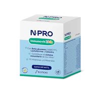 NPro SALUD INTESTINAL Inmunovit Kids Suplemento para Niños 15 Sticks | Beta-Glucanos, Lactoferrina, Calostro, Vitaminas y Minerales para Sistema Inmunitario y Defensas