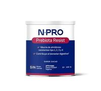 NPro SALUD INTESTINAL Prebiota Resist 150g Sabor Cacao - Almidones Resistentes Tipo 1, 2, 3 y 4 - Fibra Prebiótica Fibersol®, F-Biotic™, Starmeric™ - Soporte para la Flora Intestinal y Digestión