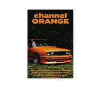 NPSFXC Frank Ocean Channel OrangeWall Art - Póster decorativo moderno y minimalista, impermeable, fácil de mantener, para sala de estar, dormitorio, fondo de pared para mejorar el estilo, 60 x 90 cm