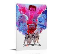 NPSFXC GhostbustersWall Art - Póster decorativo moderno y minimalista, impermeable, fácil de mantener, para sala de estar, dormitorio, fondo de pared para mejorar el estilo, 50 x 75 cm, estilo marco