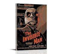 NPSFXC The Invisible ManWall Art - Póster decorativo minimalista moderno e impermeable, fácil de mantener, para sala de estar, dormitorio, fondo de pared para mejorar el estilo, 40 x 60 cm, estilo