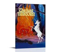 NPSFXC The Last UnicornWall Art - Póster decorativo moderno y minimalista, impermeable, fácil de mantener, para sala de estar, dormitorio, fondo de pared para mejorar el estilo, 20 x 30 cm, estilo