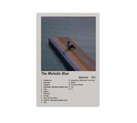 NPSFXC The Melodic Blue-Baby KeemWall Art - Póster decorativo minimalista moderno e impermeable, fácil de mantener, para sala de estar, dormitorio, fondo de pared para mejorar el estilo, 50 x 75 cm