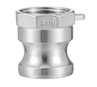 Npt Hembra para Manguera Acero Inoxidable Acoplamiento Rápido Camlock | Conexión Hembra Roscada Npt, Cierre de Leva, Cuerpo Recto Dos Aberturas, Uso Industrial