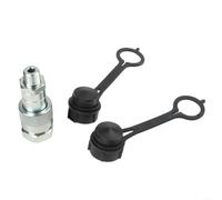 NPT - Juego de acoplamientos hidráulicos de liberación rápida 3/8, montaje resistente para cilindro para bomba de ariete, kit adaptador industrial con (3 puntos)