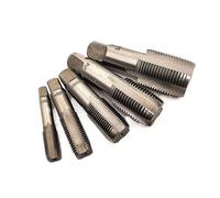 NPT tubo cónico roscado, Herramienta de mecanizado de rosca de tornillo de Metal, grifo de tubo cónico HSS, herramienta de roscado de 1/8-3/4 pulgadas(1/4)