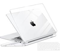 NPUOLS Funda para MacBook Pro 14 Pulgadas M5 M4 M3 M2 M1 Pro MAX 2026-2021 A3434 A3112 A3401 A3185 A2918 A2992 A2779 A2442, Transparente Plástico Carcasa Funda Protectora + Cubierta de Teclado TPU EU