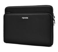 NPUOLS Funda para Portátil 15-15,6 Pulgadas Lenovo Thinkpad Ideapad HP ASUS Acer DELL & MacBook Pro 16 M4-M1, Leichte Funda Ordenador Portatil con Bolsillo Frontal en Forma de L de Apertura Lateral