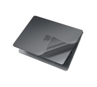 NPUOLS PP Suave Mate Funda para MacBook Air 13,6 Pulgadas M4 M3 M2 2025 2024 2022 Modelo A3240 A3113 A2681, Ligereza y Ajuste, Funda de Plástico + Cubierta TPU de Teclado UE, Negro Mate