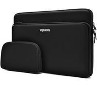 NPUOLS Set Completo Funda para Portátil 13 Pulgadas MacBook Air 13/13.6 M5/M4/M3/M2/M1, MacBook Pro 13.3 & 13" Surface HP Lenovo, Funda Portatil con Bolsillo Frontal en Forma de L de Apertura Lateral
