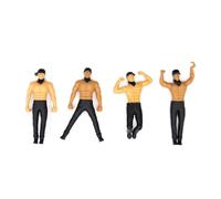 NPW Marcadores de bebidas nocturnas para mujer, amigos de beber originales y dijes para copas de vino para la familia Get Together & More, regalos novedosos (4 unidades) Magic Mike