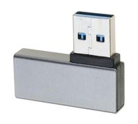 NPXUAMTJ Adaptador de Expansión USB Portátil USB3.0 Ángulo Recto Macho a Hembra Tasas de Transferencia Rápida de Datos Hasta 5 Gbits/S Negro