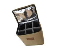 NPXUAMTJ Bolsa de depósito recargable, cilindro de combustible, funda protectora para latas de campamento, bolsa de transporte pequeña para almacenamiento de combustibles, Khaki, L