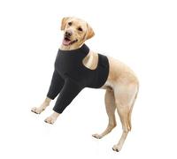 NPXUAMTJ El manguito ajustable para piernas de perro previene las heridas y proporciona calor para la recuperación contra las fugas. Ayuda a curar los aparatos ortopédicos