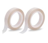 NQEUEPN 2 Rollos 13mmx10m Cintas de Baja Fricción, Low Friction Tap Resistente a la Abrasión Cinta de PTFE para Muebles de Cortina de Gabinete con Cajones de Madera(Blanco)