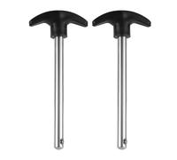 NQEUEPN 2 uds Pasador de Pila de Pesas, Pasador de Tensión Diámetro de 9,5mm Espacio de Bloqueo de 112mm Pasador de Peso Universal Hogar Gimnasio Máquina de Ejercicios Piezas y Accesorios