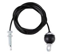 NQEUEPN 300cm Cable Polea Fitness, Cable de Gimnasio Cable de Polea Gym Resistente Cable de Fitness para Accesorios de Máquinas de Poleas Gimnasio en Casa (Estilo Fijo con Tornillo)
