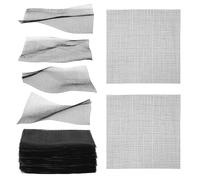 NQEUEPN 50 Uds Almohadilla de Malla Agujeros Maceta, 10cm Cuadradas Almohadillas de Malla para Macetas Pantallas de Drenaje de Malla para Bonsái Malla Drenaje Macetas Previene la Pérdida de Suelo