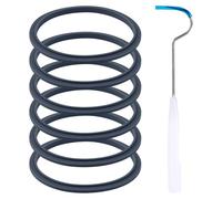 NQEUEPN 6 Uds Junta de Repuesto, Anillo de Sellado de Goma Piezas de Repuesto de Licuadora con Gancho de Desmontaje Compatible con Nutribullet Pro 900w