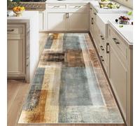 Nqexivo Alfombra Pasillo Larga 100 x 300 cm Alfombra Cocina Lavable Antideslizante Alfombras de Pasillo para Pasillo Cocina Entrada Habitacion