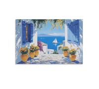 NQHXLRUDC Pintura en la playa Lienzo Cuadros Decoracion Pared Decoracion Paisaje cultural Lona Elegante Sala De Estar Dormitorio Cocina Oficina Hotel Restaurante Baño Bar 20x30inch(50x75cm)