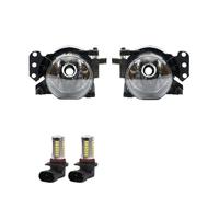 Nqimgv 3 5 6 Series E60 E61 E90 E91 323i 325i 525i Luz Antiniebla Parachoques Delantero 63176910791 Conjunto Lámpara Con Chips Bombillas Faros Antiniebla(Pair With LED L10)