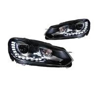 Nqimgv Faro Delantero Faro Para VW Para Golf 6 | 2009-2012 LED DRL Hid Head Lamp Angel Eye Bi Xenon Beam Accesorios para coche