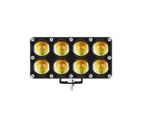 Nqimgv Foco Auxiliar Motocicleta Con Lente 6/8/10 Bombilla Luces Antiniebla Trabajo Faro Delantero Conducción Adicional 12V Faros De Motocicleta(8LED switch)