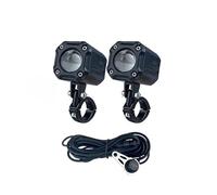 Nqimgv Foco LED 60W Motocicleta Faro Auxiliar Luz Antiniebla Para Mini Proyector Lámpara Conducción Blanca 6000K Amarilla 3000K Haz Alto/bajo Faros De Motocicleta(Light with wire A)